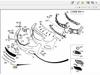 Mercedes-Benz GLA W156 Front Bumper Spray Cover: Part Numbers 1568850922, 1568851022