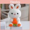 Cute Rabbit Plush Toy With Keychain Soft Furry Animal Stuffed Doll For Kids Decor