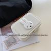 Miffy Rabbit Jewelry Box - Large Capacity Portable Cartoon Storage for Earrings, Rings, and Necklaces.