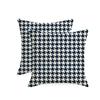 Home Geometric Stripes Graphic Simple Outdoor Waterproof Linen Pillowcase Sofa Chair Cushion