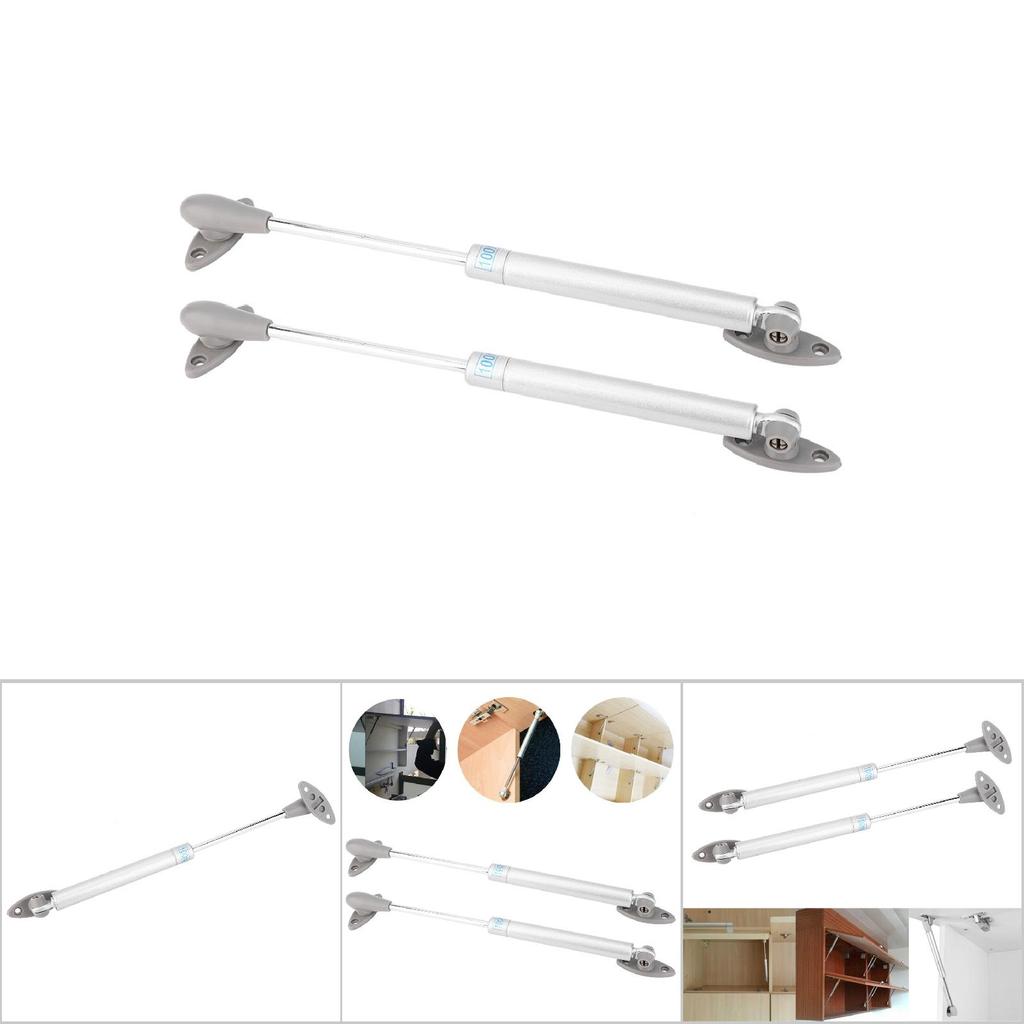 2 ST 100N Möbel Skåp Uppfällbar Dörr Gasfjäder Stötdämpare Pneumatisk Lyftstång(Oliverhuvud )