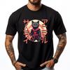 Cute Samurai Cat Warrior Japanese Ninja Kitty Kawaii Tee Shirt Clothes Graphic T Shirts