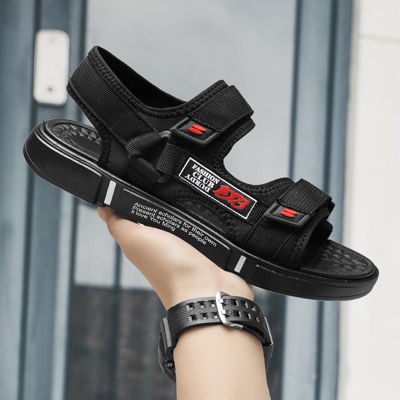 Mesh Beach Sandals In Low Heels Men'S Beach Sandals Outdoor Classics Comfortable Man Shoes 2022 Summer Mens Casual Shoes Fashion