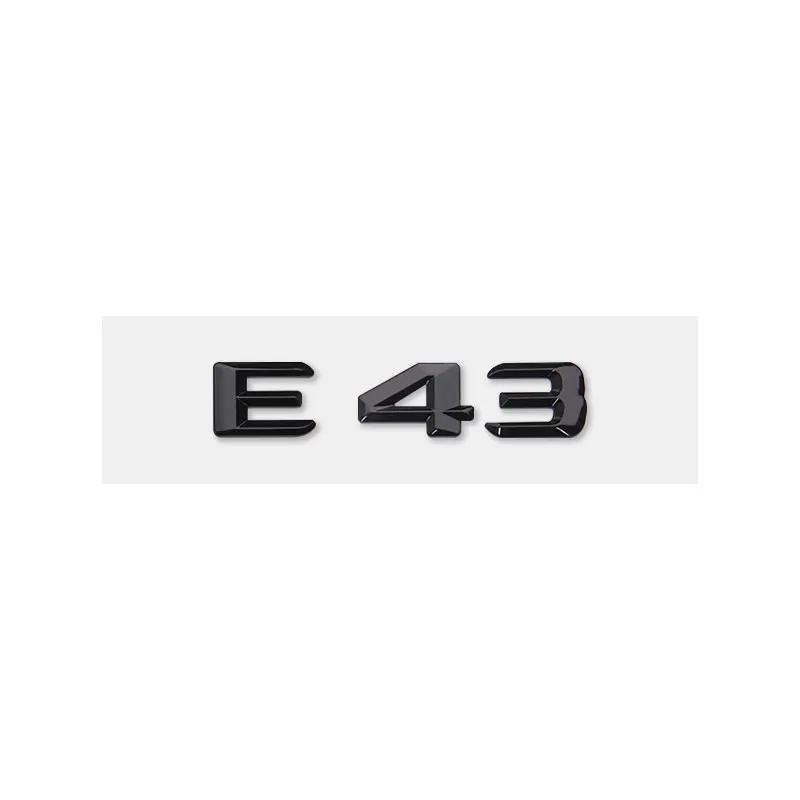 E43 E55 E63 E180 E200L E220 E250 E260 E280 E300LE350 E400L E500 550 Logo Car Sticker for Mercedes Benz E Class Rear Trunk Label