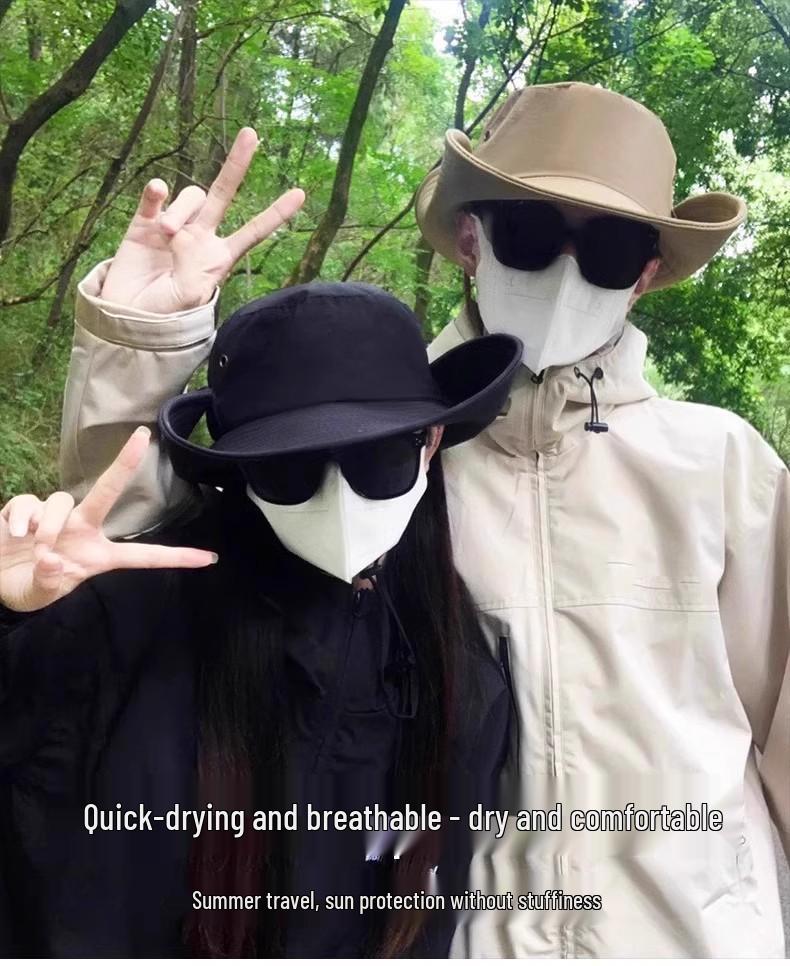 Western Cowboy Hat: Summer Wide Brim Sun Protection for Camping, Climbing & Hiking - Hot-Selling & Free Shipping
