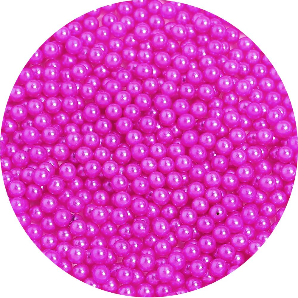 2-12mm No Hole ABS Imitation Pearl Beads Solid Color Round Spacer Loose Beads For DIY Jewelry Making Bracelet Accessory