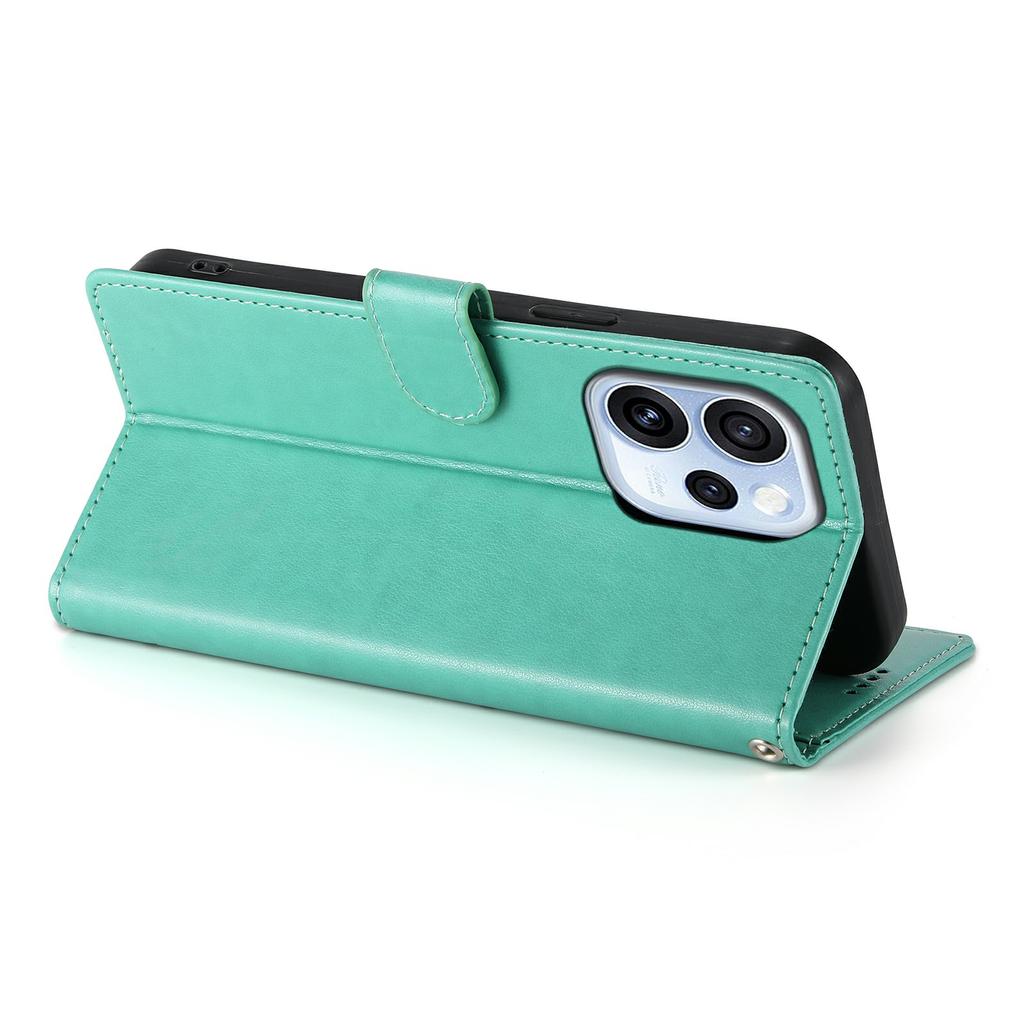 Für Oppo Reno15 F 5G Brieftaschenhülle Schmetterlings-Blumen-Prägung PU-Leder Handyhülle mit Handgelenkschlaufe