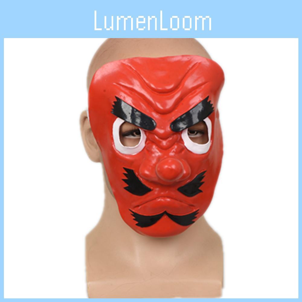 Demon Slayer Tengu Mask Latex Costume Prop For Halloween Party And Cosplay Events