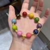 [Colorful Streamer] Colorful Beaded Bracelet Guochao New Chinese High-value Versatile Bracelet Niche Design Jewelry
