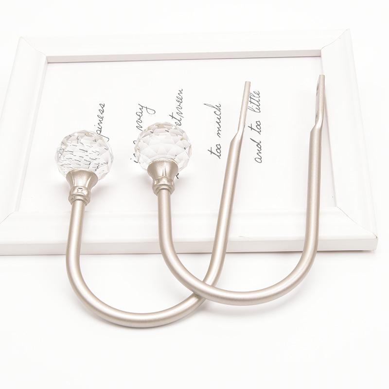 

Металлический U-образный крючок для подхвата штор - настенный аксессуар Price per 1 piece