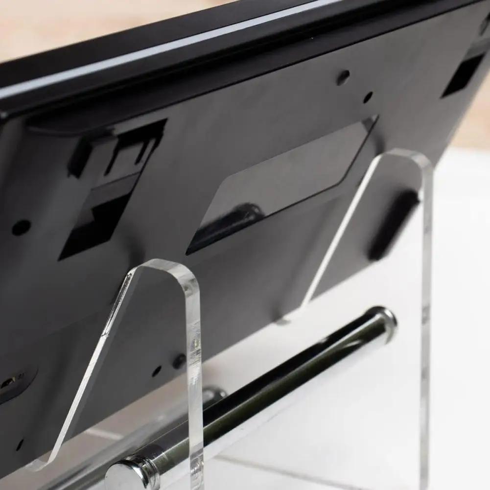 2 Tiers Keyboard Display Holder Transparent Acrylic Keyboard Stand Computer Mechanical Keyboard Rack Storage Detachable Holder