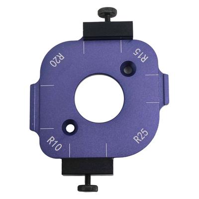 Aluminium Radius Jig Round Corner Template Corner Trimming Aluminum Corner Radius Jig Corner Cutting Auxiliary Tool