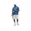 Jordan Flight Essentials Logo Fashion Comfortable Crew Neck Casual Loose Short Sleeve T-Shirt Men Tops Blue DZ0605-457