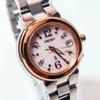[USED] SEIKO Seiko Lukia Radio-Controlled Solar Watch Titanium Date Pink Dial