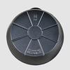 Iwachu Cast Iron Teapot Type 7 Arare IH Compatible Black Baked (Kama Baked) 0.9L Nambu 11720