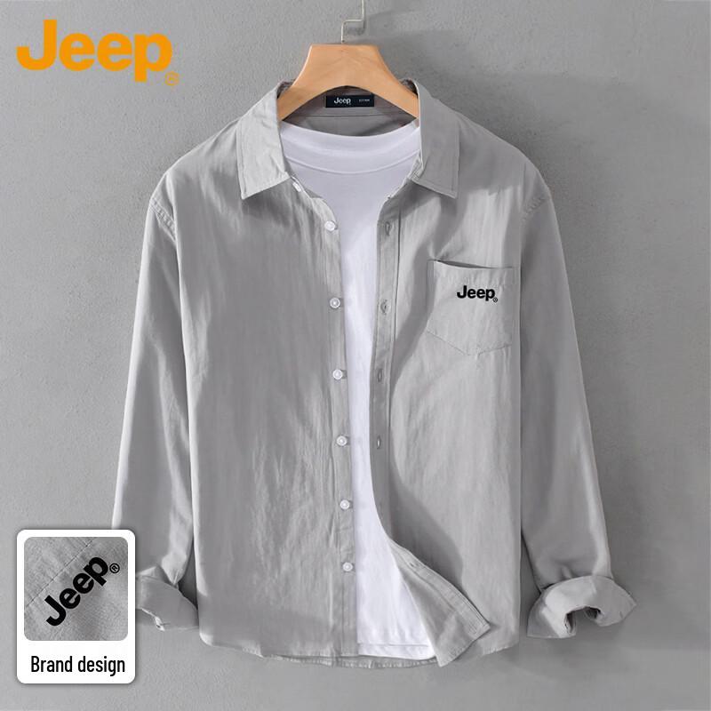 JEEP Men s Long Sleeve Casual Shirt XL