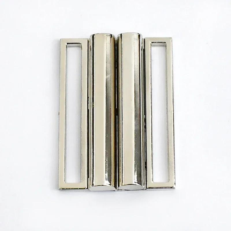 Meetee 2/5 st Metallspänne för 30-80 mm Rockbälte Klädjusterare Spänne Knapp Dekorativ Midjebandskrok Hårdvarutillbehör