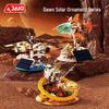Jiaqi CK025 Solar Space Station Rocket Children's Educational Toy and Playable Ornament