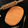 New Style Embossing Rolling Pin Baking Cookies Noodle Biscuit Fondant Cake Dough Engraved Roller Wood Gifts 15 Colors
