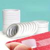 10 Rolls Transparent Double-Sided Tape 5.0 Meters Per Roll Clear Adhesive for Crafting Office Mounting Scrapbooking Gift Wrapping Household Use