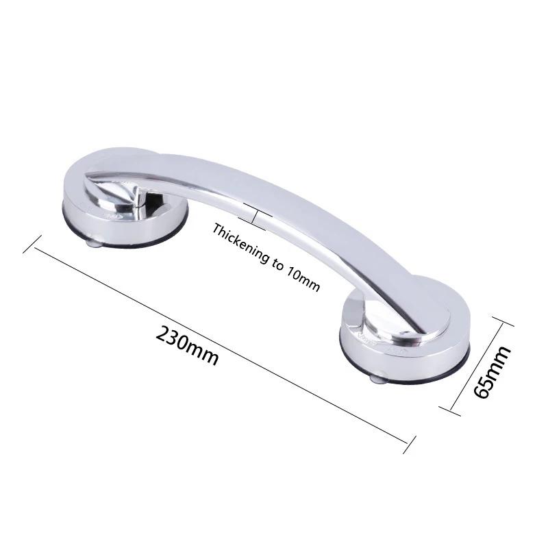 Hot 1/2Pcs Safety Helping Handle Anti Slip Support Toilet Bathroom Safe Grab Bar Handle Vacuum Sucker Suction Cup Handrail
