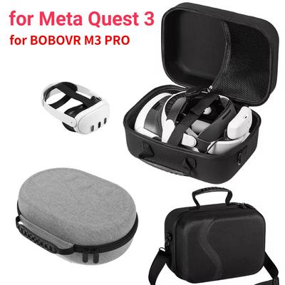Maleta para Meta Quest 3 para Tira Elite BOBOVR M3 PRO Bolsa Protetora Bolsa de Armazenamento para Viagem e Armazenamento em Casa