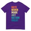 Hate Never Made Any Nation Great AntiTrump 2020 Election TShirt