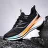 Racing shoes men's summer new light and breathable technology mesh shoes soft sole cushioning anti-rollover sports shoes