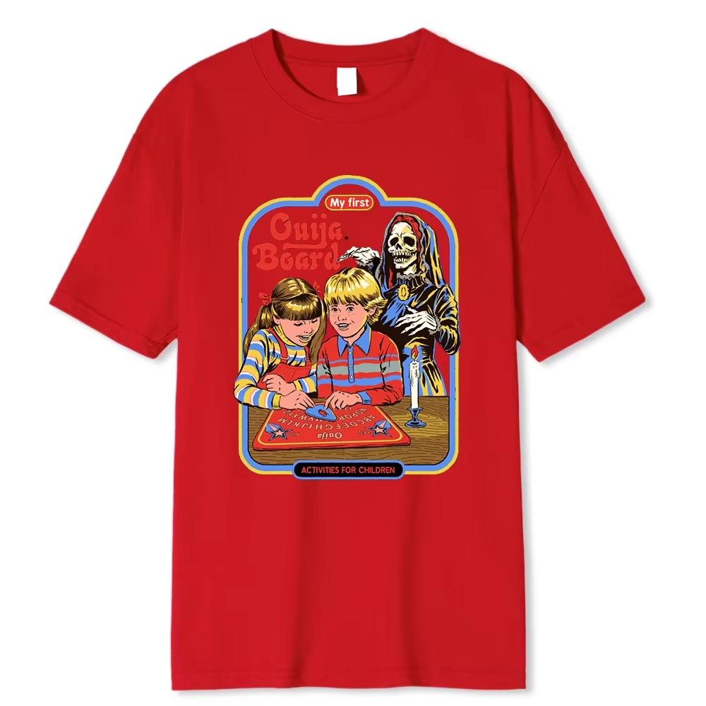 Horror Comic Series My First Voodoo Dall Men Clothing Sweat Street Tshirt Cotton Tee Clothes Breathable Cartoon T-Shirt