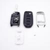 Compatible with 2022 Renault Kadjar and Koleos: 3-Button Folding Key Shell Replacement