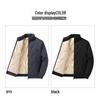 EASTERN CAMEL Men's Winter Fleece-Lined Stand Collar Padded Jacket