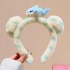 YJL3 Cute Shark Cake Wave Point Headband Makeup Hair Hoop Amusement Park Photography Prop for Women Girl Hair Accessories