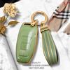 Luxurious Golden Edge Remote Car Key Case Full Cover For BYD Tang DM 2018 Yuan EV Qin Pro Song Max DM Keychain Auto