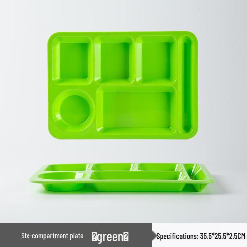 Partitioned Melamine Meal Tray