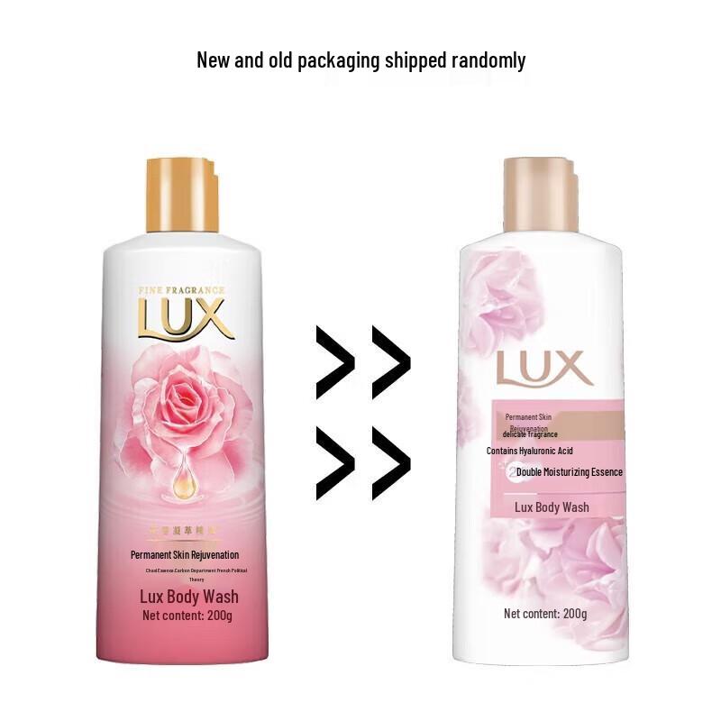 lux Moisturizing Body Wash (2x200g) & Freesia Hand Wash (400g)