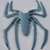 3D Metal Spider Car Emblem Sticker