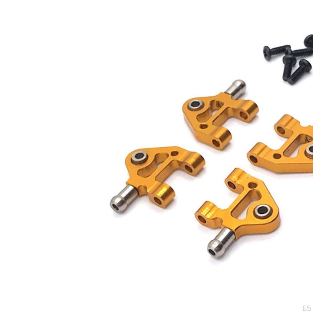 1/28 Scale RC Rear Lower Swing Arm Replacement, Installable Fixed Metal Spare Parts, Car