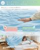 fuwawa Single Duvet, All-Season, Lightweight, Washable, "TEIJIN Antibacterial Deodorizing Filling," Soft, Breathable, Warm, 150 x 210 cm, Blue
