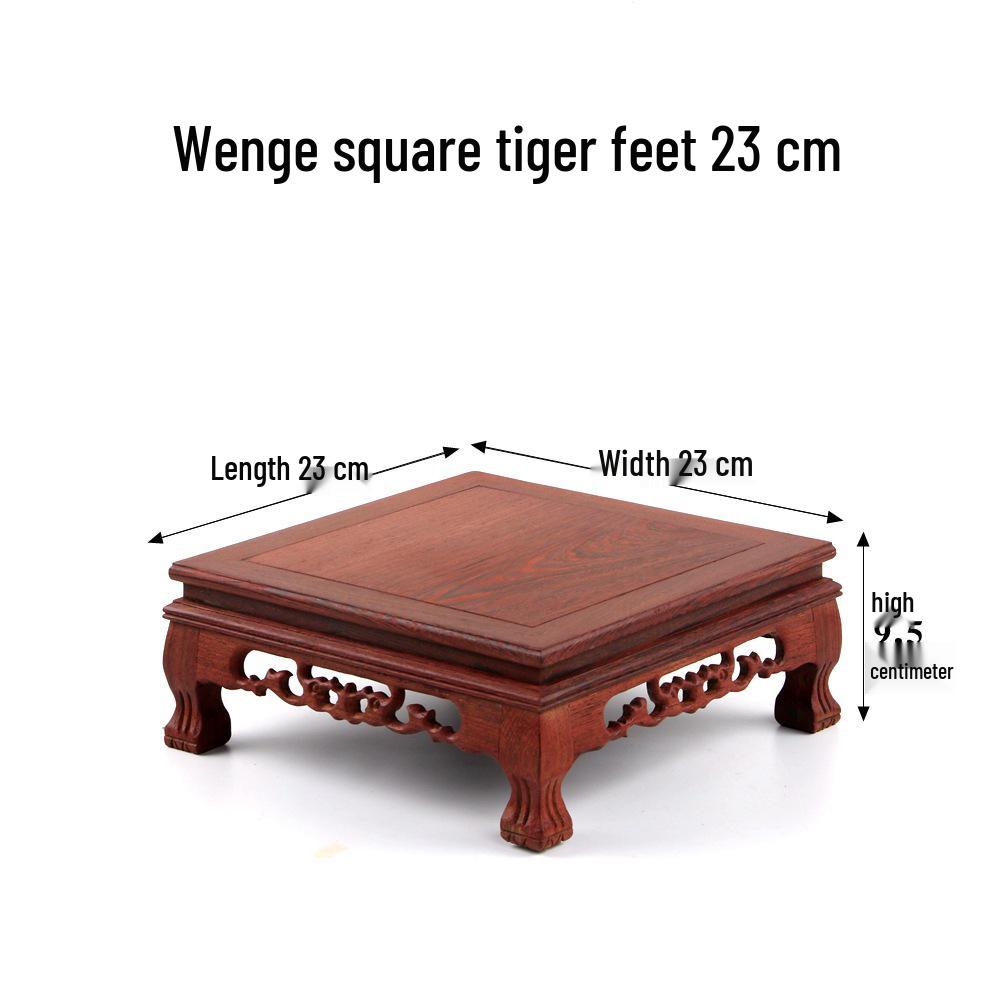 Solid Wood Tea Ceremony Stand for Teapot, Kettle, Vase, Bonsai, Buddha Ornament.