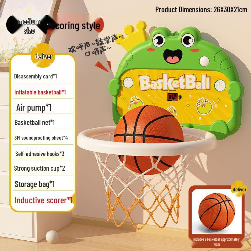 Indoor Kids' Basketball Hoop Toy for Parent-Child Play