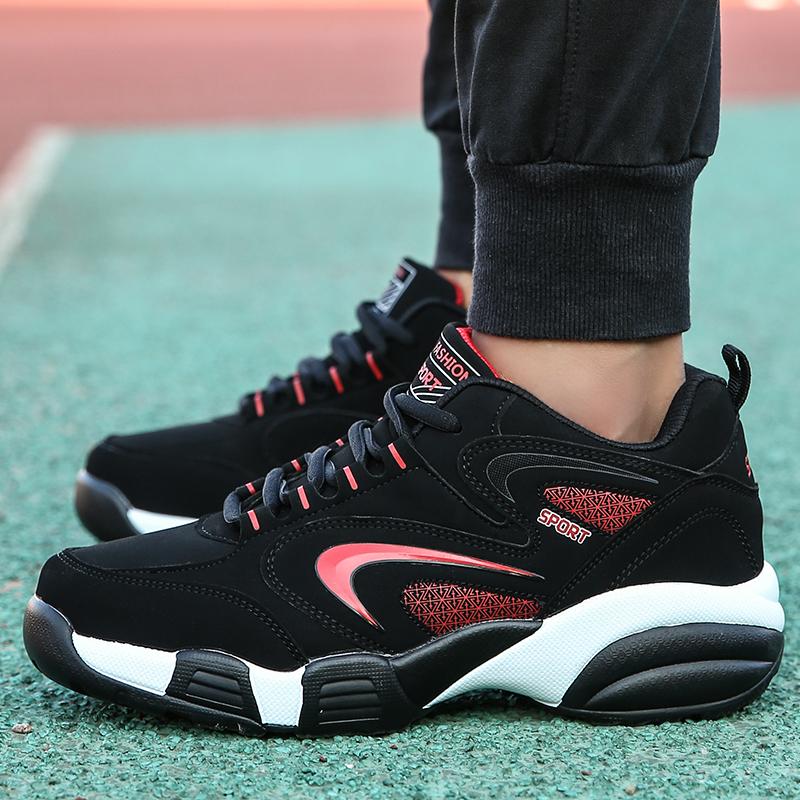 Autumn And Winter Men's Sports Shoes Middle Aged And Elderly Father's Travel Men's Shoes Cow Tendon Soles Anti Slip Casual Shoes