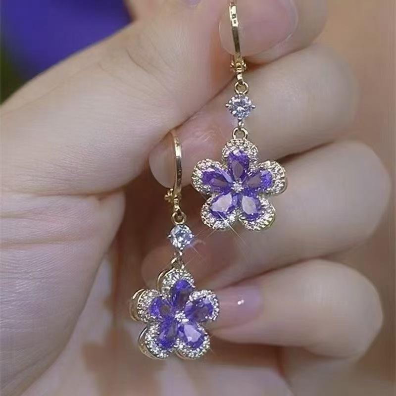 Korean-Style Elegant Rhinestone Ball Earrings - Versatile, Fashionable, and Ultra-Shiny Design.