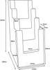 Desk Stand 4xDL (99x210mm)