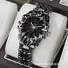Millennium Alien Claw Watch Men Retro Y2K Cross Iris Quartz Wristwatch