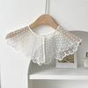 Korean Style Hollow Out Lace Fake Collar Solid Color Decorative Neck Shoulder Cover Ladies Summer Thin Casual Shawl