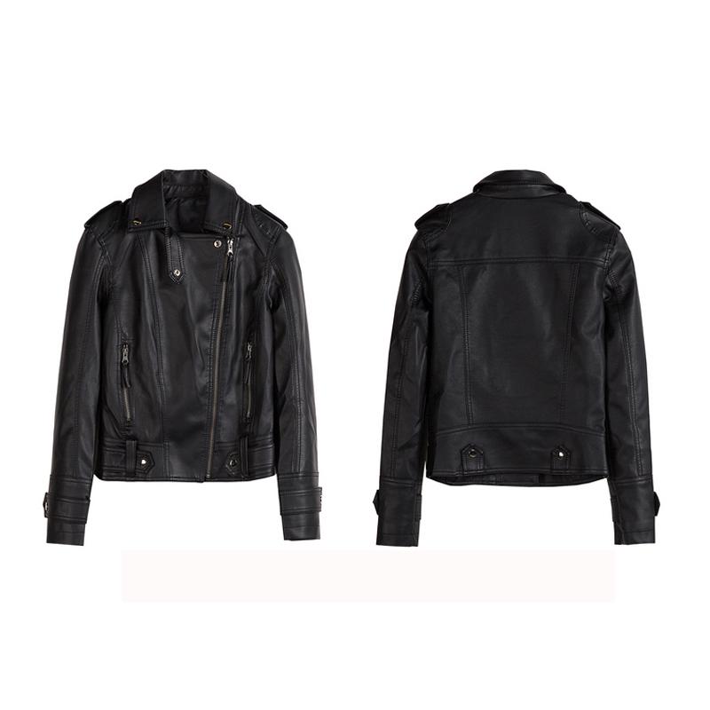 black rivet leather jacket