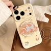 Creative Bread House Stand Phone Case for iPhone 16, iPhone 17, iPhone 17 Pro Max