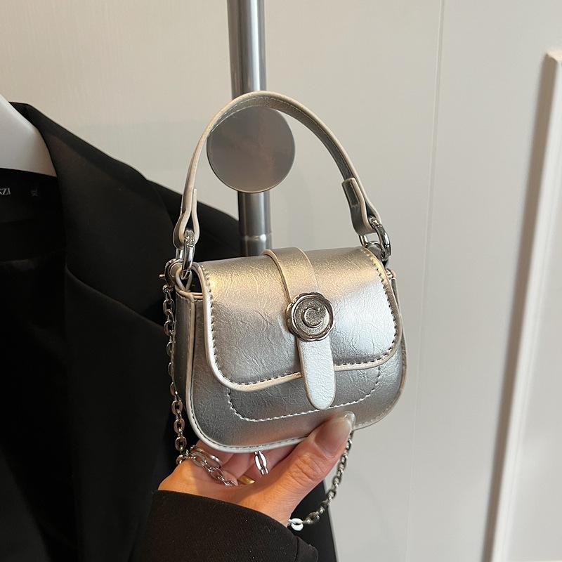Premium sense niche mini bag women's spring and summer 2025 new fashion shoulder messenger bag popular portable saddle bag