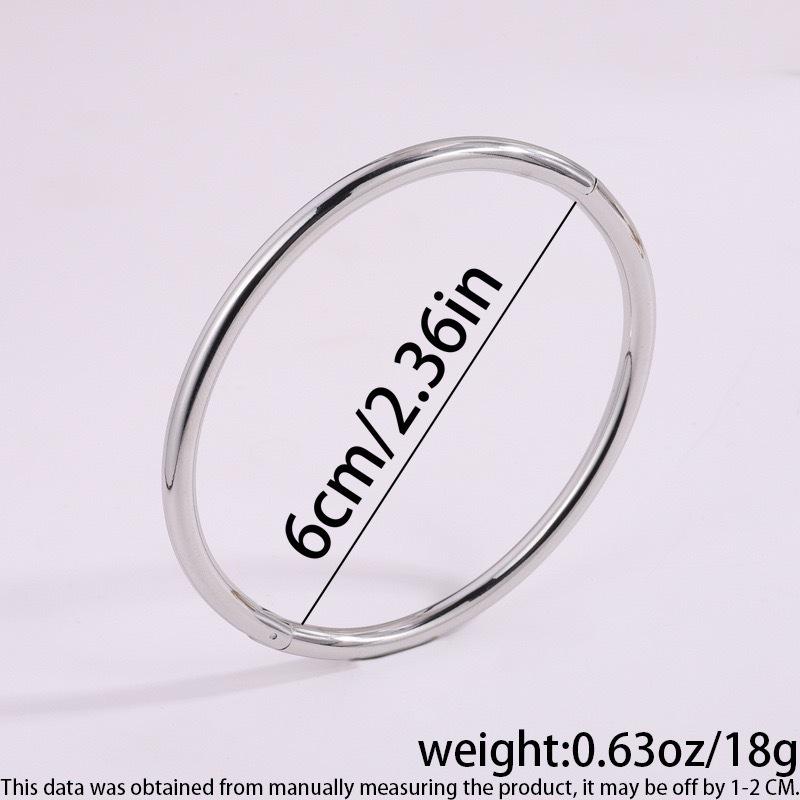 Unisex Titanium Steel Bracelet: Fashionable, Simple, Versatile, Non-Fading Hand Jewelry