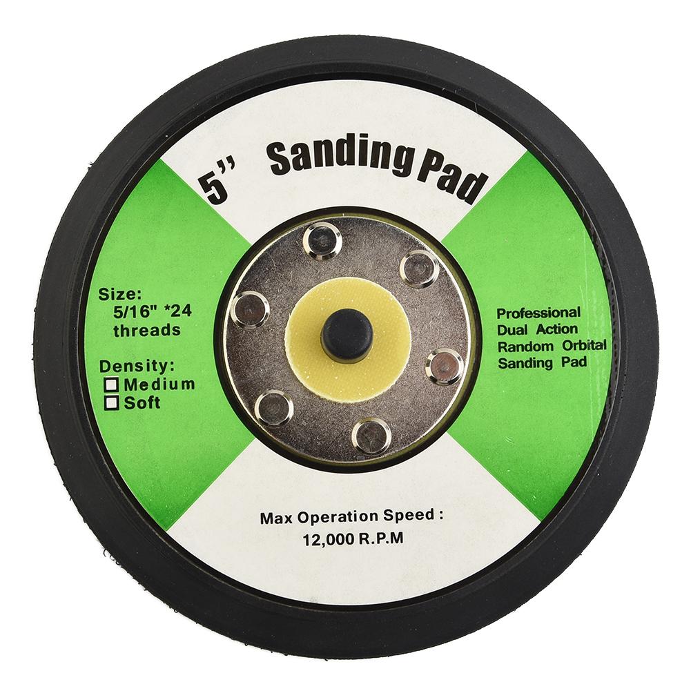 

Hot Sale Newest Practical Protable Reliable Useful Duable Sanding Pad Plate Polish Sanding Tools 125mm Backing Hook чорний